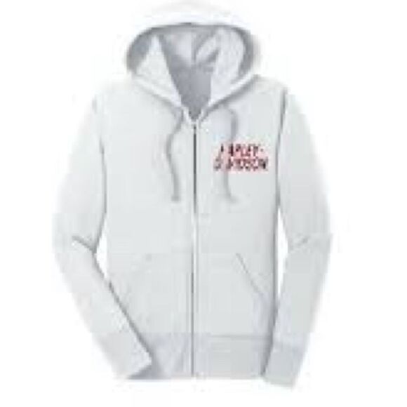 NWT Women's Special #1 Zip Front Hoodie - Bright White 2W - Picture 5 of 10